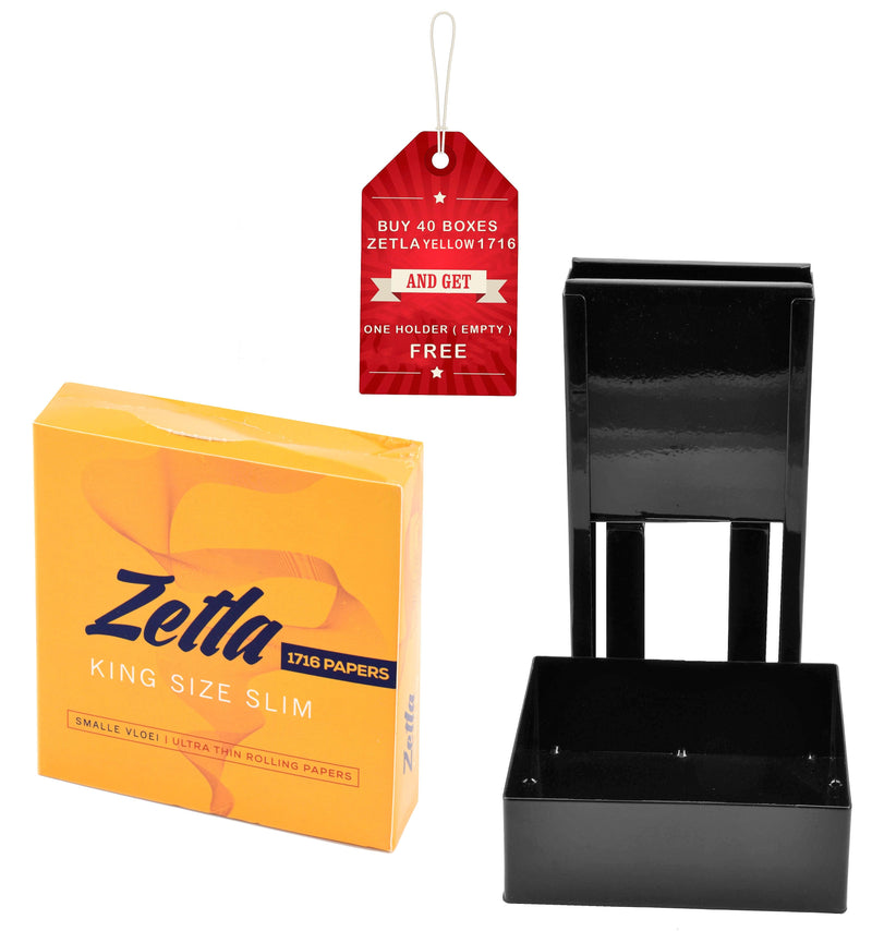 Holder For Zetla Paper Yellow 1716 K/S Slim - ABK Europe | Your Partner in Smoking