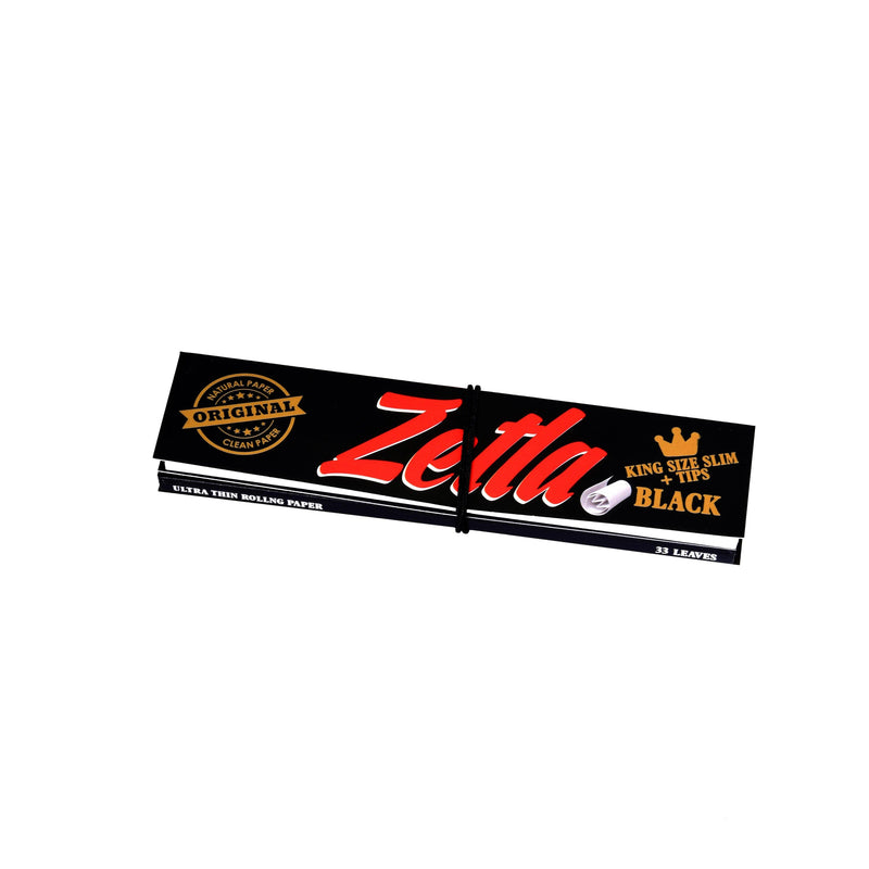 Zetla Rolling Papers Black + Filters Slim - ABK Europe | Your Partner in Smoking