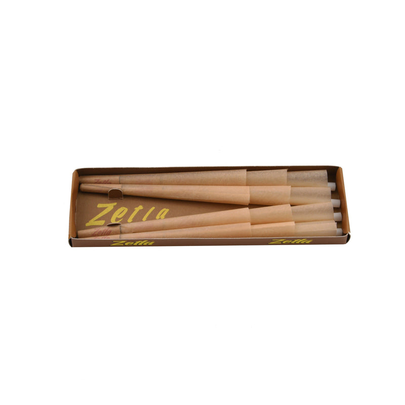 Pre-Rolled Cones Zetla King Size De Luxe Brown 12/14 - ABK Europe | Your Partner in Smoking