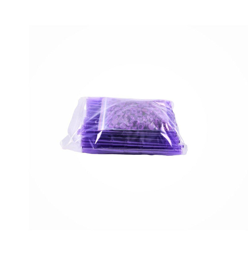Plastic Tubes Hard Transparant Purple 112mm - ABK Europe | Your Partner in Smoking