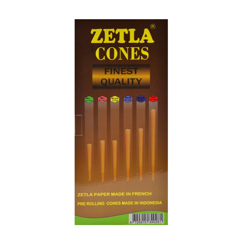 Pre-Rolled Cones Zetla Small Brown 1 1/4 - ABK Europe | Your Partner in Smoking