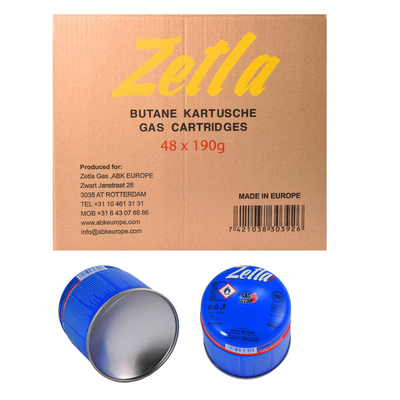 Gas cartridge 190g - ABK Europe | Your Partner in Smoking
