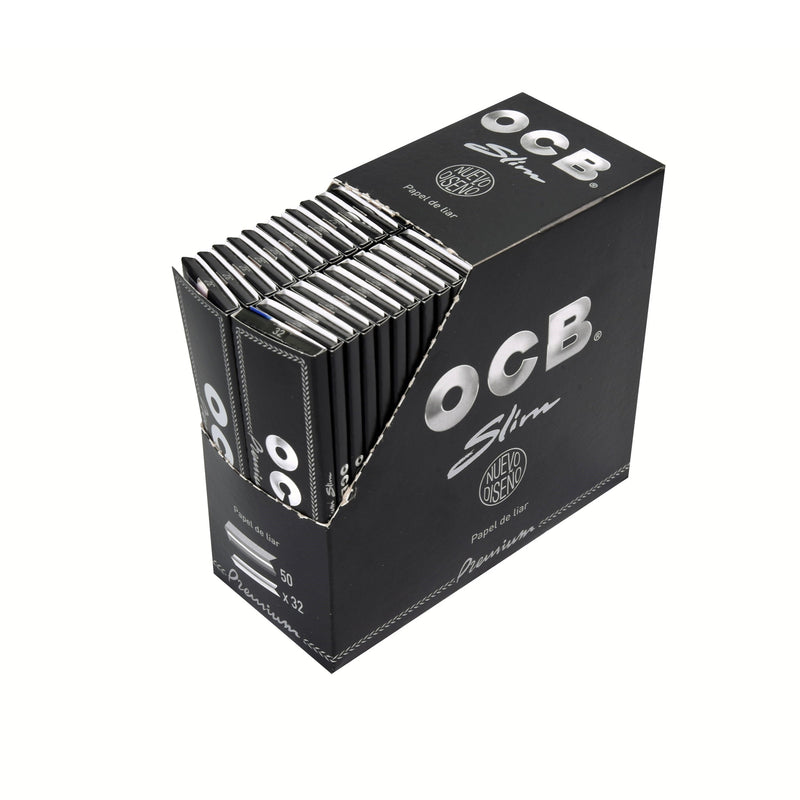 Ocb black premium slim paper (x50)