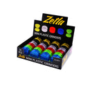 Zetla Mini Plastic Grinders 3 Parts Mix Colors ( JL-237J ) - ABK Europe | Your Partner in Smoking