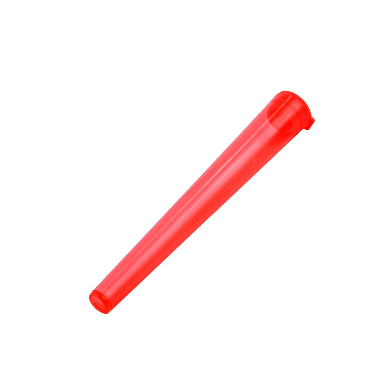 Plastic Tubes Hard Transparent Red 112mm (2000 Pcs) - ABK Europe | Your Partner in Smoking
