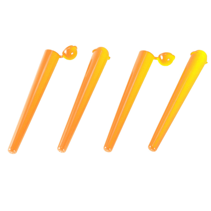Plastic Tubes Orange Zetla With Cap 112 mm - ABK Europe | Your Partner in Smoking