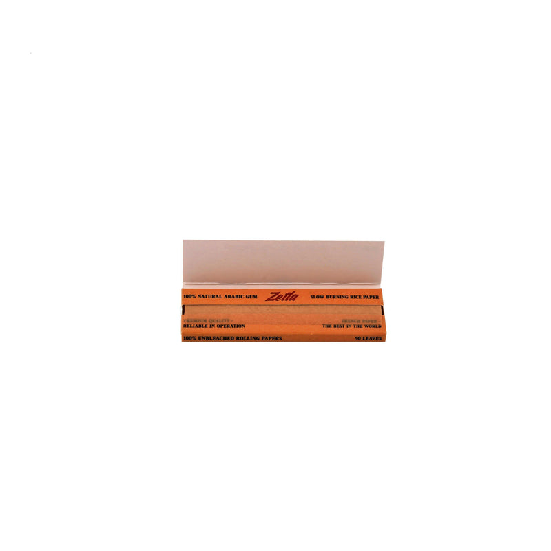 Zetla Rolling Paper Brown Small 50/50 - ABK Europe | Your Partner in Smoking