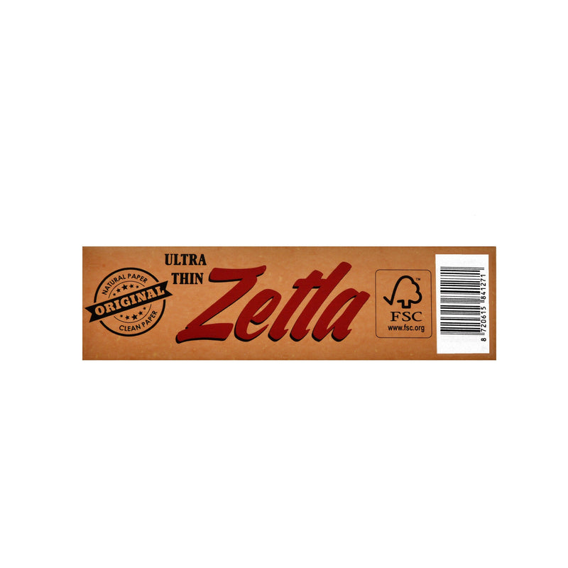 Zetla Rolling Papers Brown King Size Wide (50 Packs) - ABK Europe | Your Partner in Smoking