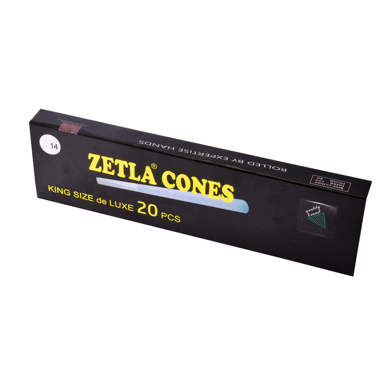 Pre-Rolled Cones Zetla King Size Deluxe 20/14 - ABK Europe | Your Partner in Smoking