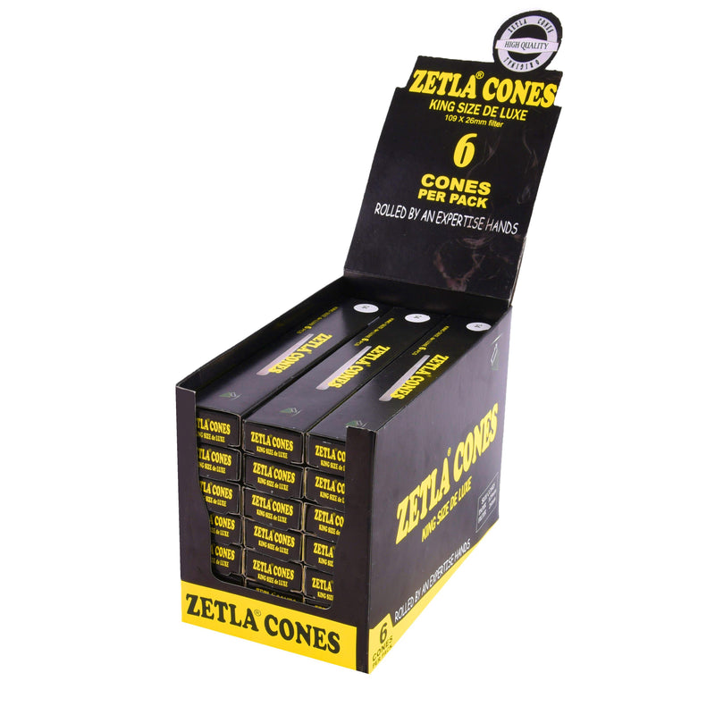 Pre-Rolled Cones Zetla King Size Deluxe 6/21 - ABK Europe | Your Partner in Smoking