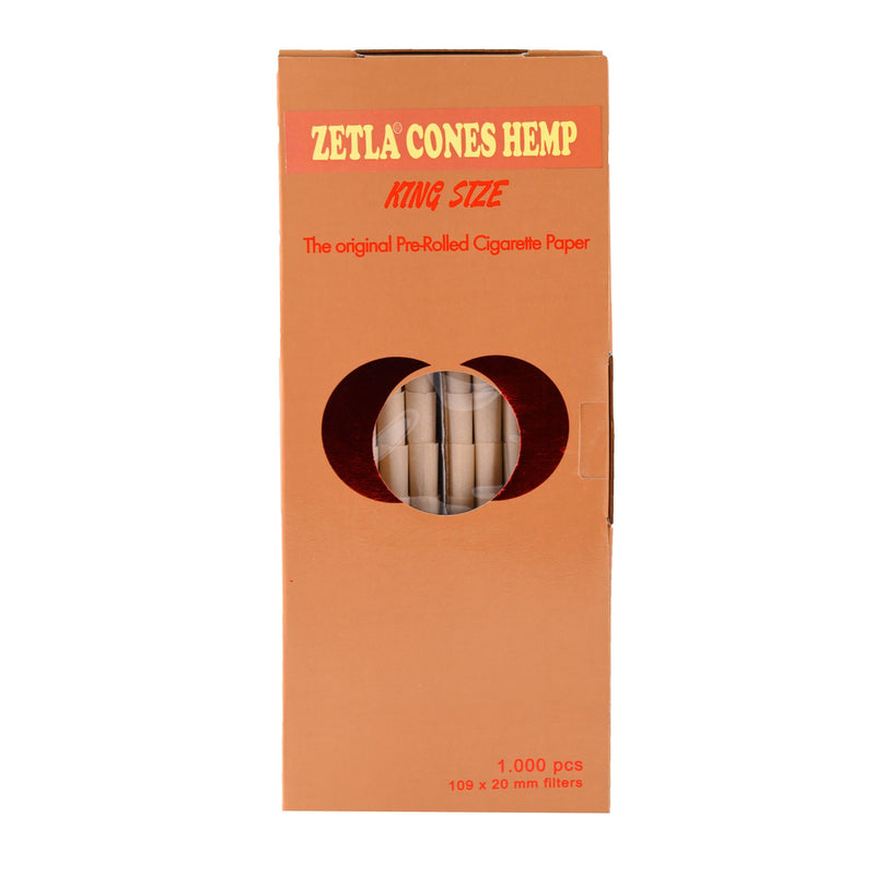 Pre-Rolled Cones Zetla Hemp King Size - ABK Europe | Your Partner in Smoking