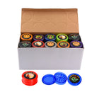 Plastic Grinders With Zetla Logo 3 Parts Box 50 Pcs - ABK Europe | Your Partner in Smoking