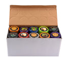 Plastic Grinders With Zetla Logo 3 Parts Box 50 Pcs - ABK Europe | Your Partner in Smoking