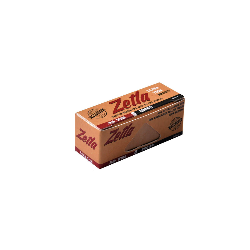 Zetla Rolling Papers Brown Rolls K/S Wide - ABK Europe | Your Partner in Smoking