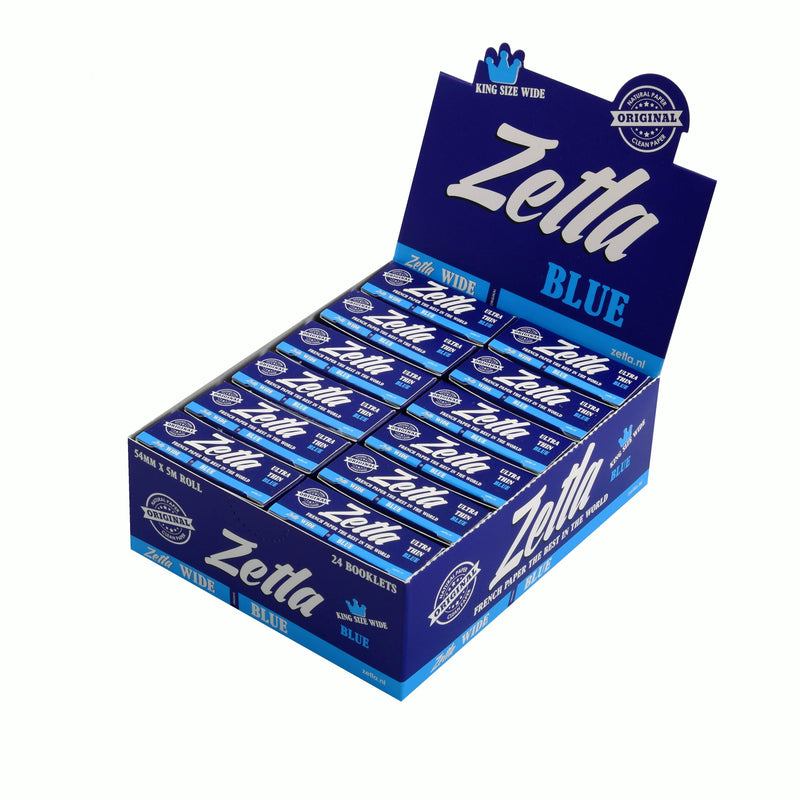 Zetla Rolling Papers Blue Rolls K/S Wide - ABK Europe | Your Partner in Smoking
